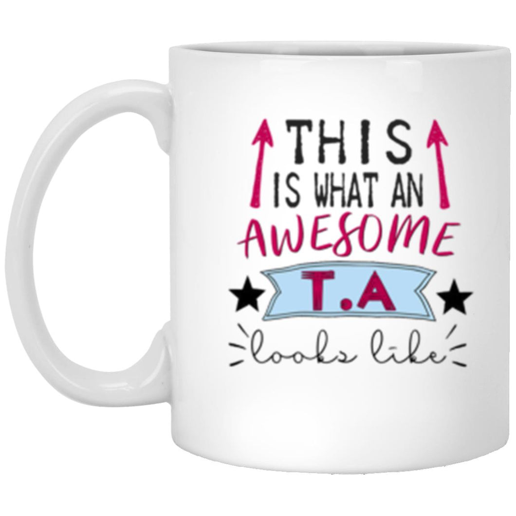This is what an awesome T.A looks Like revise version Etsy Mug