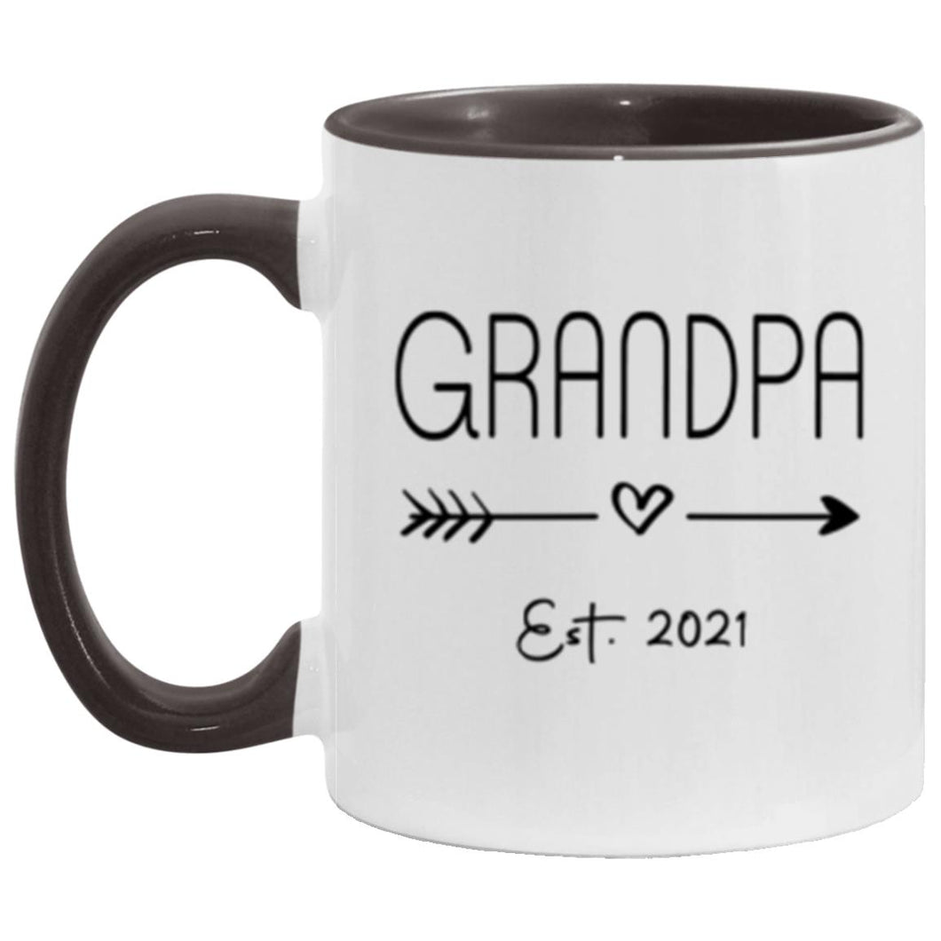 Grandpa Est. 2021. Etsy mug