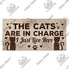 Charger l&#39;image dans la galerie, Funny Hanging Cat Wooden Signs
