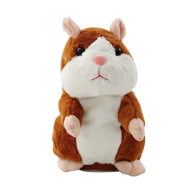 Cutie Cub Baby Brown Repeating Santa Hamster Toy for Kids/Pets