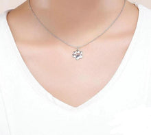 Load image into Gallery viewer, Cutie Cub Paw Pendant Necklace in Sterling Silver

