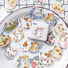 Charger l&#39;image dans la galerie, Naughty Cat Paper Stickers (Set of 45)
