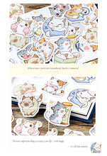 Afbeelding in Gallery-weergave laden, Naughty Cat Paper Stickers (Set of 45)
